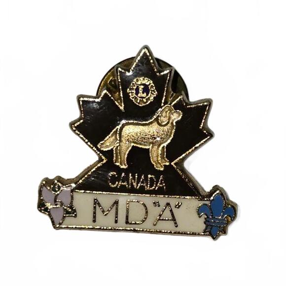 Other - Pin / Vintage Lions Club International / 1.5" / Multiple District "A" (MDA)